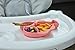 HEXATAL Non Slip Silicone Suction Plate/Bowl for Feeding Babies, Toddlers and Kids - Fits Almost All Highchair Trays (Coral-Mini)