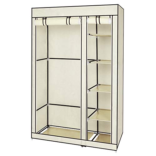 Frisch reingekommen: Hol dir LEADZM Kleiderschrank, Faltschrank... jetzt für 16,14€ im Angebot. Heute noch zuschlagen!