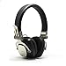 Wireless Headphones, Stoon BT89 Bluetooth Over-Ear Headset Built with Microphone Stereo Wired Dual Mode Earphones 3.5mm Audio Cable Included Adjustable for Computer, iPhone, Tablet, Android-Black