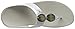 FitFlop Women's Pierra Flip Flop, Silver, 7 M US