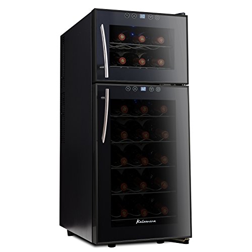 Kalamera KR21A3JPE Streamline Dual Zone Wine Cooler,wine refrigerator