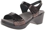 Dansko Women's Sonnet Dress Sandal, Black Shimmer, 38 EU/7.5-8 M US