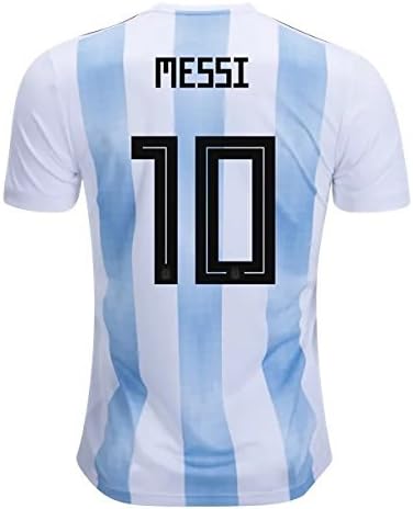 GDQLY Russia 2018 World Cup Messi 10 Argentina National Team Jersey Size M