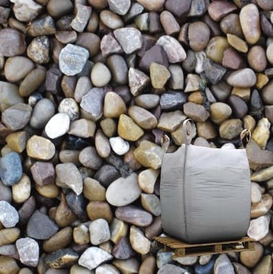 Generic 20mm Gravel Bulk Bag 825kg Outdoors Garden Pathway Mulch