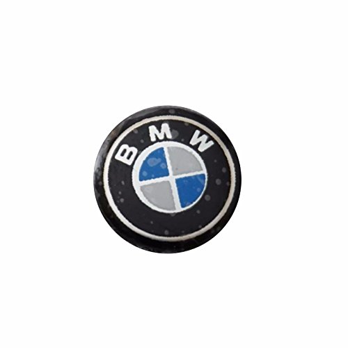 Bross BDP532 2 Pieces Key Fob Remote Badge Logo Emblem Sticker Dia:11mm for BMW