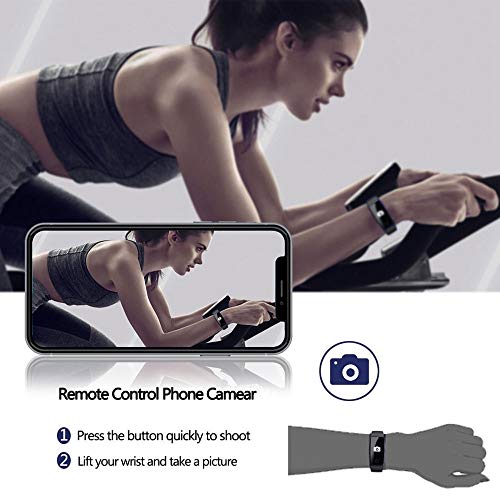 Fitness Tracker Heart Rate Monitor-Smart Activity Tracker with Sleep Monitor, Waterproof Smart Fitness Band with Step Counter, Calorie Counter, Pedometer Watch,Blood Pressure for Women, and Men