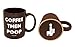 Funny Guy Mugs Coffee Then Poop Ceramic Coffee Mug - 11oz - Ideal Funny Coffee Mug for Women and Men - Hilarious Novelty Coffee Cup with Witty Sayings