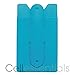 Cellessentials USA Merchant Cell Phone Wallet with Stand: iPhone, Android & Most Smartphones 3 Pc Pack - Red, White & Teal