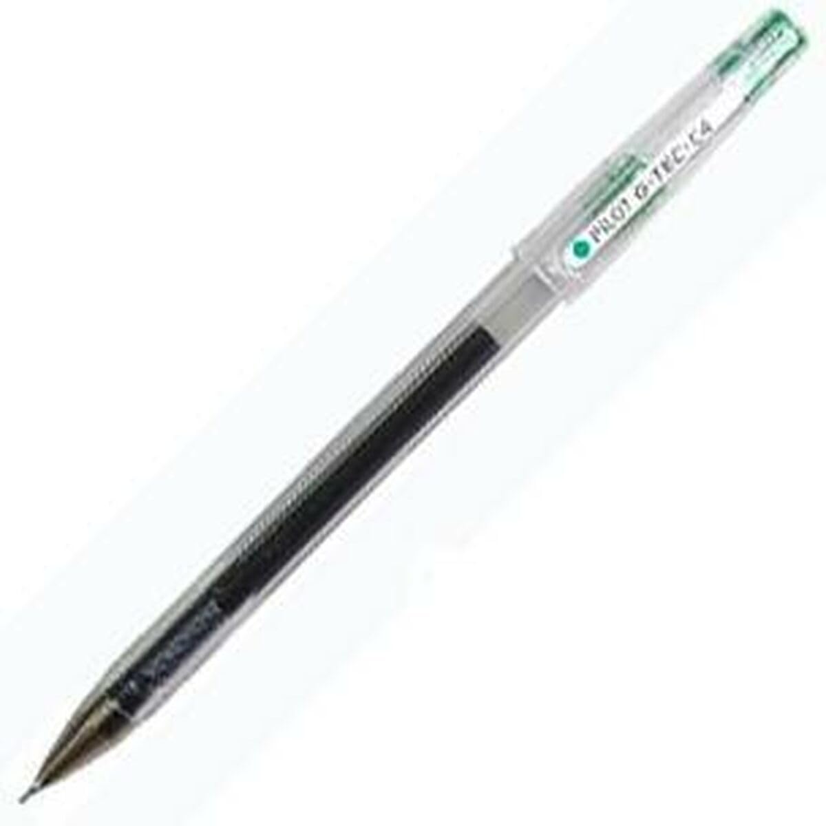 Pilot G - Tec C4 Gel Microtip Rollerball Pen 0.4 mm Tip Green Ink (Box of 12)