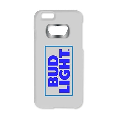 Bud Light BL-BOC6-001 Bottle Opener Case White w/ Blue Logo - iPhone 6/7