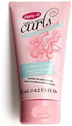 Dippity Do - Girls with Curls Leave-In Curl Defining Cream, - 4.2 Ounce Tube