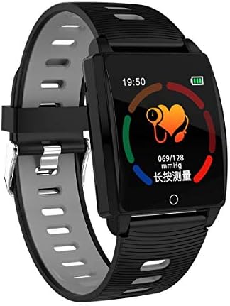XHZNDZ Smart Wristbands Watch Fitness Tracker Blood Pressure Heart Rate Monitor IP67 Waterproof Fitness Tracker Pedometer Sport Bracelet (color : BLACK)
