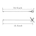 AIIGOU Ceiling Fan Pull Chains With Decorative, 4 Pieces Of Silver Ceiling Fan Chain Extenders 13.6 Inches Fit All Standard Ceiling Fans And Light Fixtures，Pull Chain Extension With Connector.