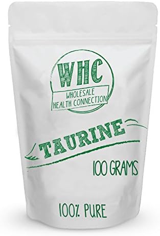 Taurine Powder 100g (200 Servings) | Enhanced Workout Capacity | Mood Support | Heart and Eye Health | Cardiovascular Health | Macular Degeneration | Fat Loss (100g (200 Servings))