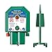 Fi-Shock Electric Fence Garden & Pet Energizer 5 Acre Coverage - EDC5A-FS; Light-duty energizer perfect for garden protection and area w/o electricity; Powered by two D-cell batteries (not included)