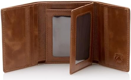 Amazon.com: POKOFO Large RFID Genuine Leather Card Holder Trifold