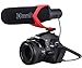 Comica CVM-V30 Shotgun Camera Microphone Super-Cardioid Directional Condenser Photography Interview Lightweight Video Microphone for Nikon DSLR and Fit 3.5mm Port Canon Cameras(Red)