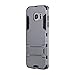 Galaxy S7 Edge Case, Pandawell™ [Heavy Duty] [Shock-Absorption] [Kickstand Feature] Hybrid Dual Layer Armor Defender Case Cover for Samsung Galaxy S7 Edge - Grey