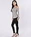 Akery Women Stripe Zipper Off The Shoulder Shirts Sexy Tops Blouses