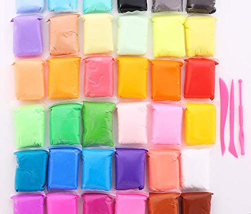 36 PCS Air Dry Clay,Colorful Children Modeling Soft Clay with Tools,Creative Art DIY Crafts,Perfect Gifts for Kids. - Thumbnail 6