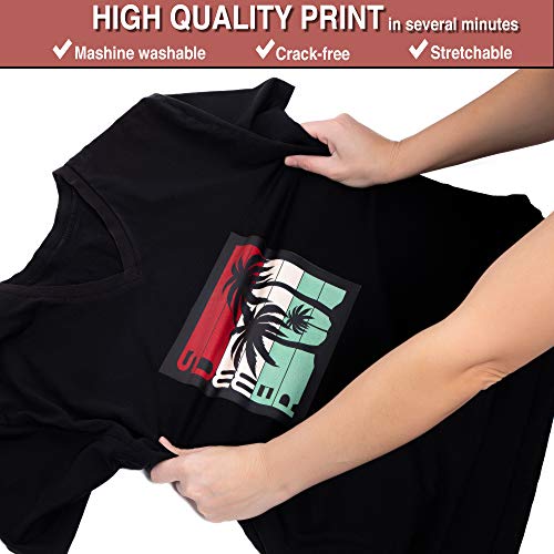 Kodiak Supplies Inkjet Iron-On Dark T Shirt A4 Transfers Paper" Pack of 20 Sheets
