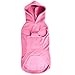 EXPAWLORER Dog Hoodie with Pocket, Polar Fleece Dog Sweatshirt Fall Cold Winter Sleeveless Sweater with Hood, Warm Cozy Pet Clothes for Small to Large Dogs Boys and Girls (Pink, L)