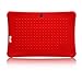 Turpro Kids' Tough Silicone Anti-slip Shockproof Defender Armor Cover Case for Chromo Inc 7 inch, Alldaymall A88X, Dragon Touch Y88X Plus/Y88X, VURU A33, NPOLE 7 Inch Tablet, iRulu 7 inch Tablet (Red)
