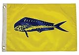 Taylor Made Products 4218, Fish Flag, Nylon, 12 inch x 18 inch, Dolphin