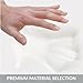 Bedsure Memory Foam Pillow Contour Pillow for Side Sleepers Neck Support Chiropractor Sleeping Bed Pillow