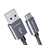 RAVPower Type C Cable USB C to USB A 6ft Braided Cable for USB Type-C Devices Including the new MacBook, ChromeBook Pixel, Nexus 5X, Nexus 6P, Nokia N1 Tablet, OnePlus 2 and More, USB 2.0