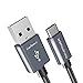 RAVPower Type C Cable USB C to USB A 6ft Braided Cable for USB Type-C Devices Including The New MacBook, ChromeBook Pixel, Nexus 5X, Nexus 6P, Nokia N1 Tablet, OnePlus 2 and More, USB 2.0