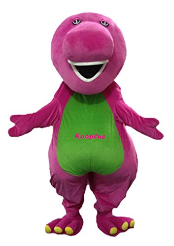 Kooplus Barney Dinosaur Mascot Costume