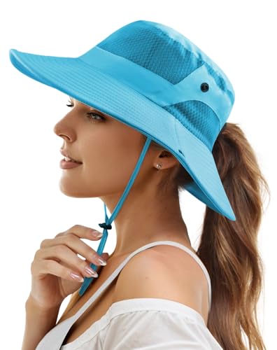 Mukeyo Womens Ponytail Sun Hat