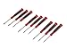 TEKTON 2977 Phillips, Flat and Star Precision Screwdriver Set, 9-Piece
