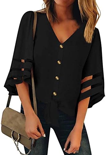Womens Button Down V Neck Loose Sleeveless Strappy Cami Tank Tops Casual Shirts Blouses