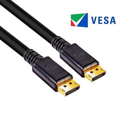 Club3D DisplayPort to DisplayPort 1.4/HBR3 Cable DP 1.4 8K 60Hz 4m/13.12', 24AWG Black, VESA Certified (CAC-1069B)