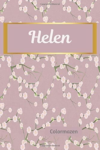 Helen: Personalised Cherry Blossom Notebook (Small) Paperback – June 28, 2019