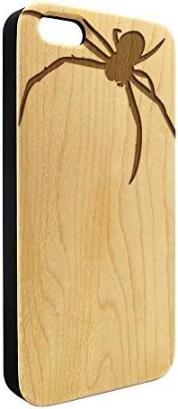 Genuine Maple Wood Organic Spider Arachnid Insect Snap-On Cover Hard Case for iPhone 6 Plus by heywan
