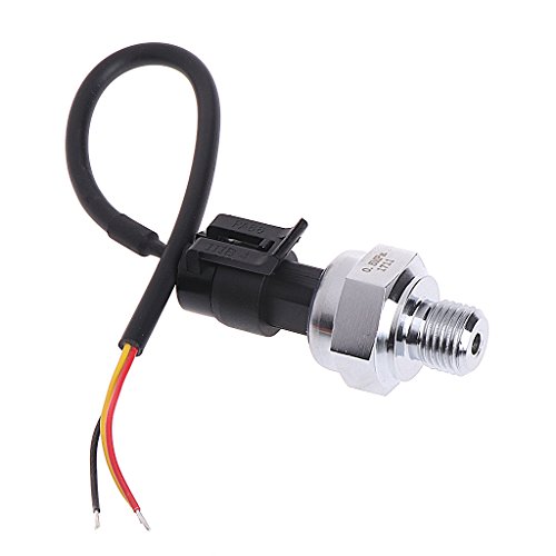 Qisuw Pressure Sensor-G1/4" Inch 5V 0-0.5 MPa Pressure Transducer Sensor Oil Fuel Diesel Gas Water Air