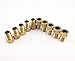 Yueton 10pcs Copper Presta to Schrader Converter Car Valve Adapter Bicycle Bike Tube Pump Air Compressor Tools
