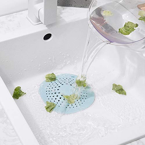 4 Pcs Heavy Duty Hair Catch Shower Drain Hair Trap Shower Hair Drain Catcher Silicone Bathtub Drain Cover Hair Stopper Universal Home Drain Protector