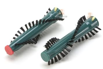 DREHFLEX® - 1 Paar Rundbürsten/Bürstenrollen / Ersatzrollen für Vorwerk EB 360 EB360 Elektrobürste