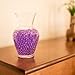 Magic Beadz - Purple Gel Water Beads - Transparent Jelly Pearls - Vase Filler - Wedding Centerpiece - Candles - Flower Arrangements - Over 20,000 Beads