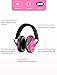 Mpow 068 Kids Ear Protection, NRR 25dB Noise Reduction Ear Muffs, Toddler Ear Protection, Protective Earmuffs for Shooting Range Hunting Season, for Toddlers Kids Children Teens-Great Pink