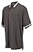 Tri-Mountain Men's 60/40 Pique Pocketed Golf Shirt with Trim, Charcoal/Ivory, L