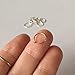 Tiny Gold fill Nose Ring Hoop - Nose Ring 20 Gauge 6mm-7mm - Slightly Adjustable for Low Piercing