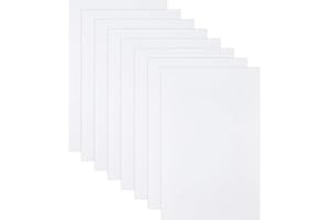 PH PandaHall 8pcs Foam Board 5.5mm Thick Foam Core Boards White Foams Sheet Foams Cardboard Mat Board Poster Boards for Art C