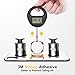 Humixx Phone Ring Holder, Stainless Steel Cell Phone Finger Stand, 360° Rotation Thin Kickstand, Magnetic Car Mount for iPhone XR/XS Max, Samsung S10, Huawei P30 - Rose Gold