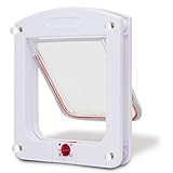 OxGord Dog Cat Flap Doors with 4 Way Lock for Pets Entry &amp; Exit - Durable Model (Misc.)