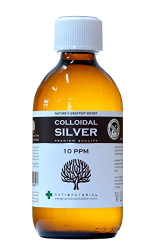 Premium Quality Colloidal Silver 10 ppm Bottle 300ml